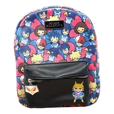My Hero Academia Chibi Grid Mini Backpack Bag Cute Anime-Themed Durable Stylish