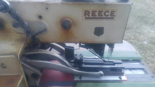 Reece Pocket Welt or Buttonhole Industrial Sewing Machine w/Table & Motor Denim - Picture 6 of 10