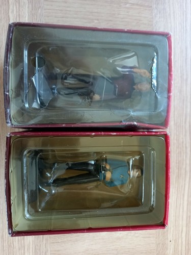  Vintage Spock und Picard Star Trek Enterprise Figuren CBS Bleifiguren  - Bild 3 von 12