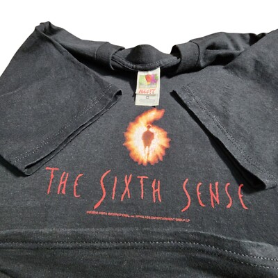 Vintage 90s The Sixth Sense M. Night Shyamalan Movie Tees Official