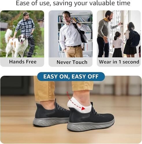 Men's Slip-On Orthopedic Walking Shoes for Plantar Fasciitis Pain Relief - Picture 6 of 12