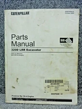 OEM Factory Caterpillar 320D LRR Excavator Parts Manual Catalog C6.4 Engine