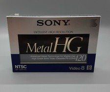 Sony Metal HG High Resolution VIDEO 8 cassette tape P6-90HG "Brand New Sealed"