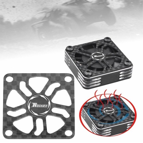 Carbon Fiber Cooling Fan Cover for RC Motor Electric Regulating Fan Protection - Afbeelding 3 van 12
