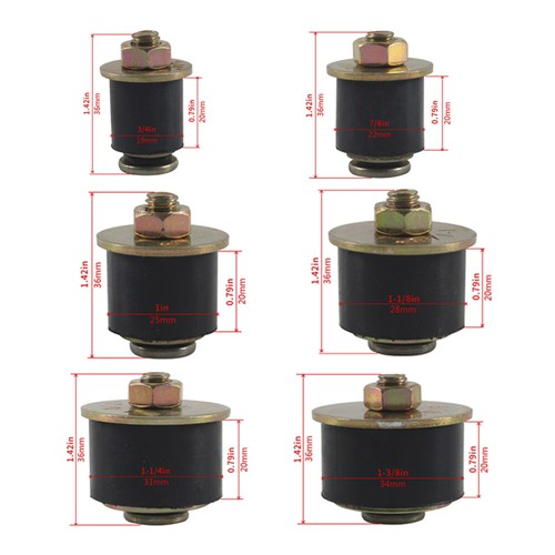 14PCS Rubber Expansion Plug Car Rubber Freeze Plug 6 Sizes Fit Hole 3/4"~1-1/2" - Picture 8 of 8