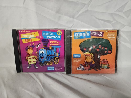 Magic Math (Grade 2) & Magic Match (Ages 3-6) PC Games Jacobson ...