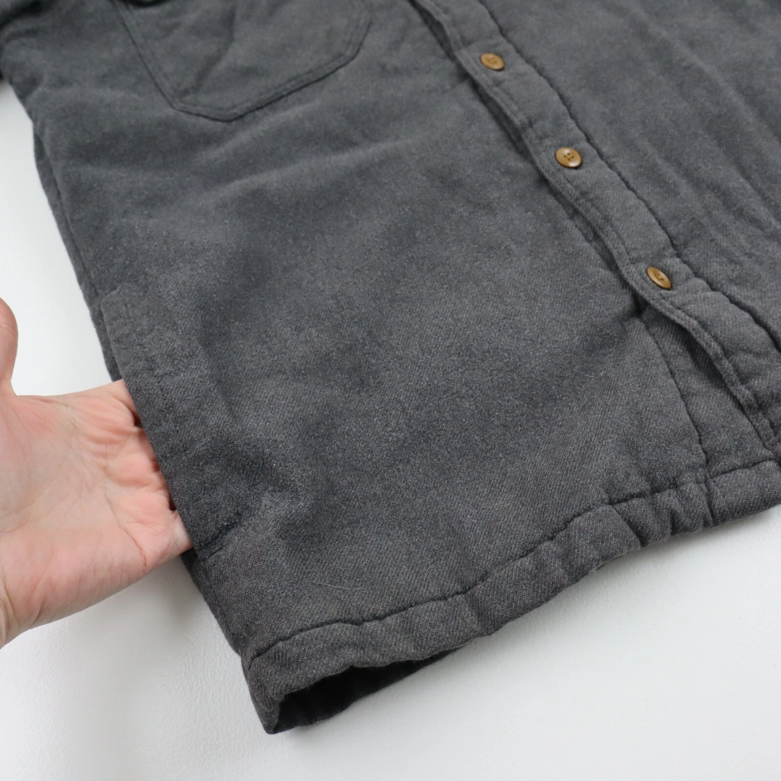 patagonia insulated quilted fjord flannel shacket jacket