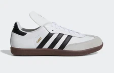 Men's Adidas Samba Classic - White/Black/White - [772109] - Size 6.5 - 13