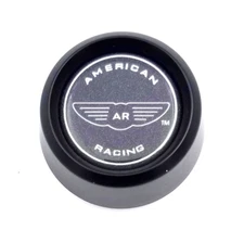 American Racing VN501 VN500 MonoCast Satin Black Snap-In Center Cap 4500100011SB