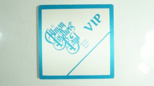 Rare Allman Brothers Band VIP Pass Seven Turns Tour 1990 FREE SHIPPING - Bild 4 von 4