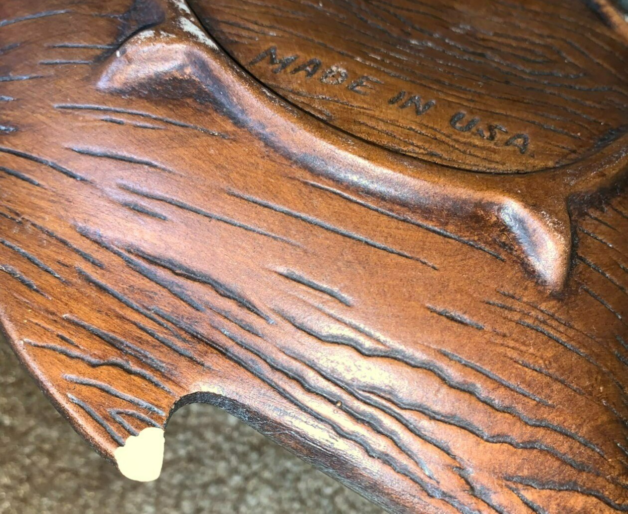 Vintage Treasure Craft Maine Fish Ashtray/Trinket Dish Made in USA Pottery