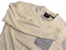 SPYDER Womens Fleece Top Beige with gray accents MEDIUM Drawcord Hem