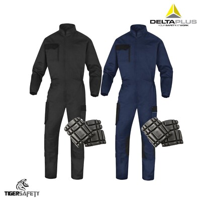 Delta Plus Panoply M2COM Mach2 Overalls Coverall Boilersuit + FREE Foam Kneepads