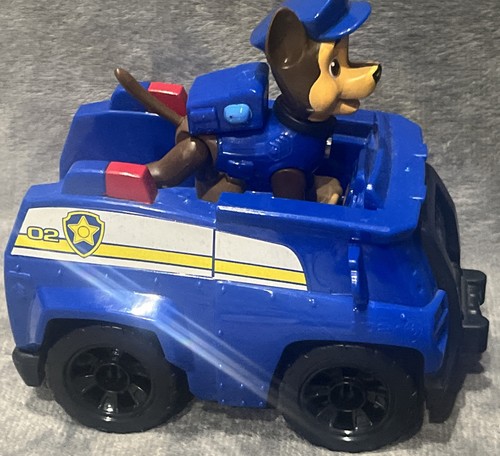 Paw Patrol Dog Rescue Mission Fahrzeug Spielzeug Actionfigur Chase Polizeikreuzer - Bild 3 von 9
