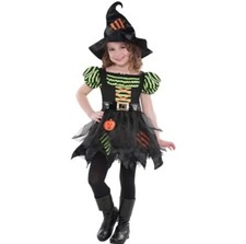 NEW Large size 12-14 Pumpkin Patch Witch Child Halloween Costume