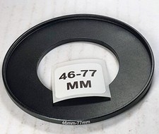 46-77mm Metal Step Up Stepping Lens Filter Adapter Ring 46mm-77mm E46-E77 46-77