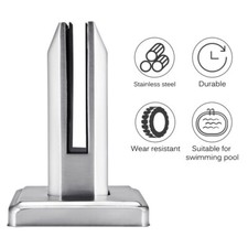 Stainless Steel Spigot Glass Stairs Balustrade Railing Balcony Pool Fence Clamp