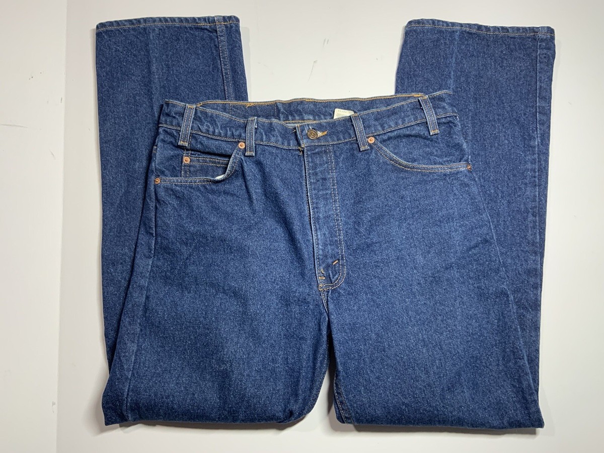 Vintage Levi's 517 Orange Tab Made In USA 36x30 American 90's Denim