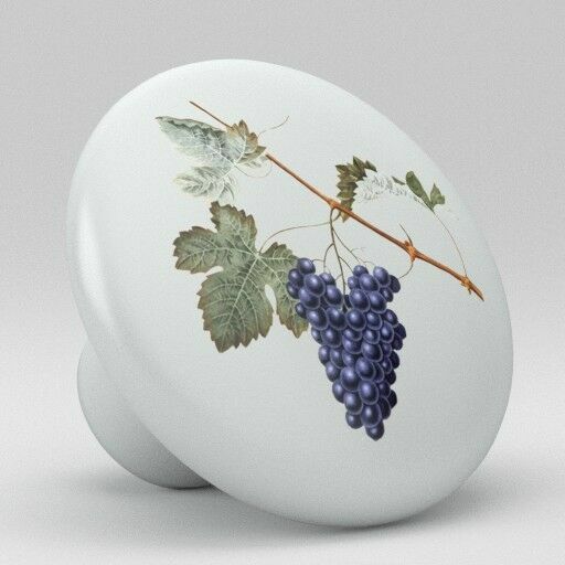 Antique Grapes Vine Wine Ceramic Knobs Pulls Kitchen Drawer