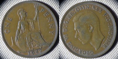 【中古】 Britain　and　British Great Britain : 1947 Penny XF #845 IR113200 | eBay