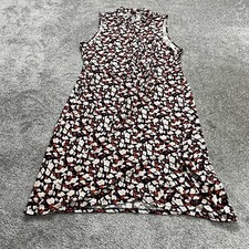 Amazon Essentials Dress Womens 2XL Sleeveless Twist Neck Floral Maxi Long NEW