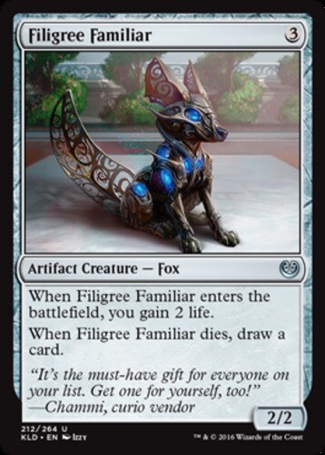 Filigree Familiar ~ Near Mint Kaladesh MTG Magic UltimateMTG Artifact Card - Bild 1 von 1