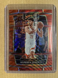 2021-22 Panini Select ALPEREN SENGUN #19 Concourse Red Wave Rookie RC Rockets