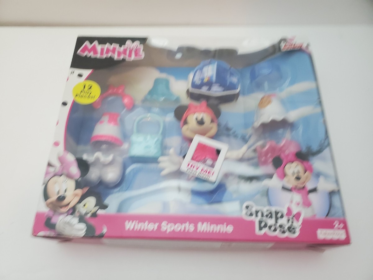 Fisher-Price Disney Junior Snap n' Pose WINTER SPORTS MINNIE 12