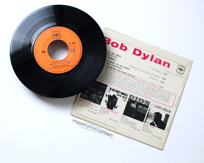 RARE COVER ORIGINAL 1964 BOB DYLAN DON'T THINK TWICE EP 7