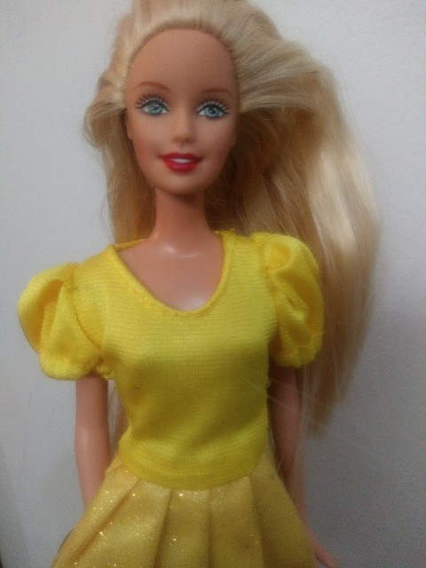 barbie yellow hair