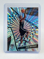 2023 Panini Revolution Dariq Whitehead #123 Sunburst #d/75 RC Brooklyn Nets