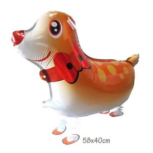 Animal Niños Lámina Caminar Mascota Globo Helio Niños Fiesta Cumpleaños Decoración Nuevo - Imagen 42 de 43