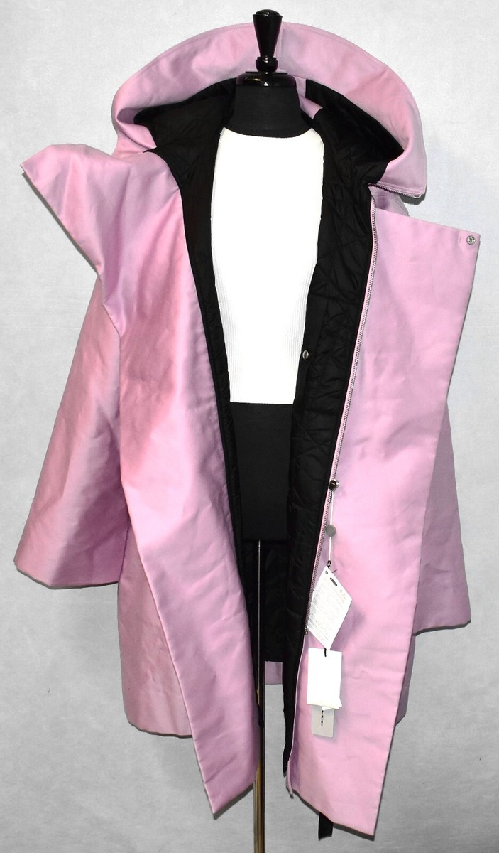 B00 NWT DRKSHDW BY RICK OWENS Dirty Pink Oversized Sisy Parka Coat Size M $2285
