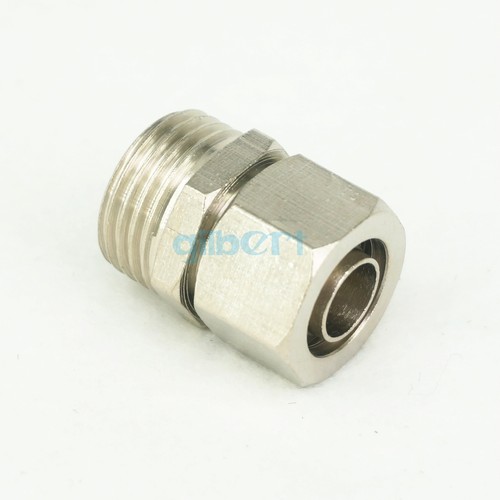 2pcs BSPP Metric Thread Male -Fit Tube 4-16mm Nickel Brass Pushfit Pipe Fitting - Picture 36 of 42