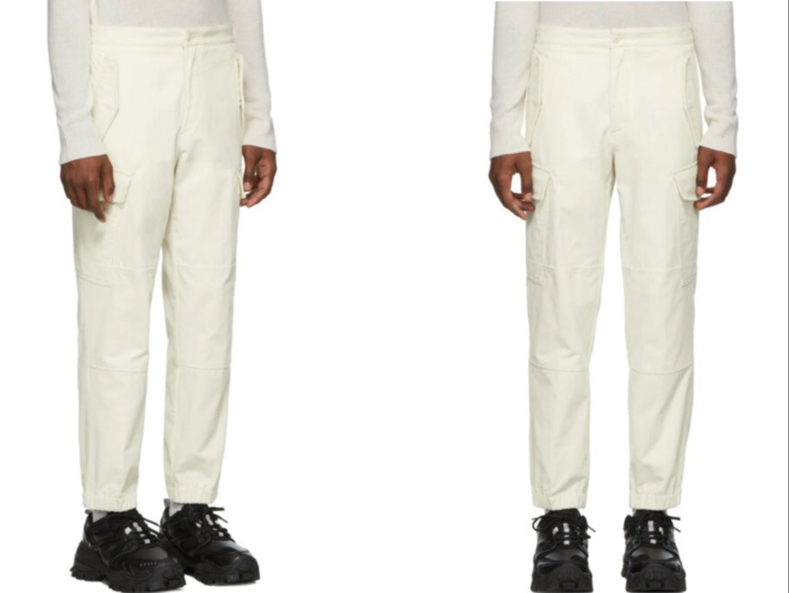 1952 MONCLER GENIUS 2 Corduroy Sports Cargo Pants Size L
