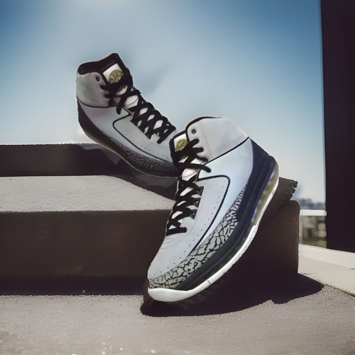 AIR JORDAN 2.0 “MAX AIR” SE GREY/BLACK ELEPHANT~PRINT MENS