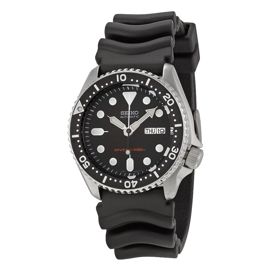 Seiko SKX007 Rubber Band Wristwatches