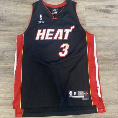 NBA Reebok Miami Heat DWYANE WADE Jersey Sz M Swingman | eBay