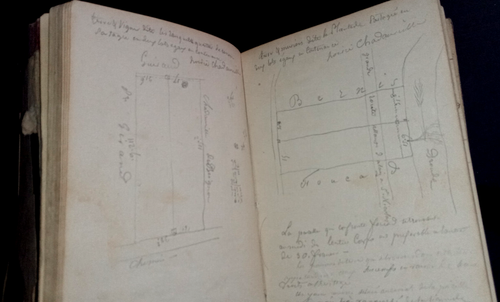 1849/50 antique manuscript notebook surveyor engineer land topography site plans - Picture 12 of 24