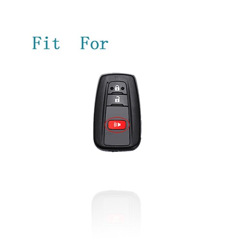 Funda de cuero genuino para llavero de coche para Toyota Prius Camry Avalon Corolla C-HR - Imagen 2 de 8