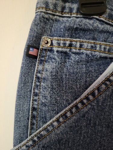 Vintage 90s Polo Ralph Lauren Union Jean Size 10 Carpenter Jeans - Picture 4 of 7
