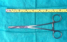Jarit 505-335 Heaney Hysterectomy Clamp Slight Curved  7.75"