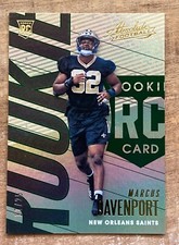 2018 Absolute Marcus Davenport Spectrum Green No. 134 Rookie parallel #/ 25 nice
