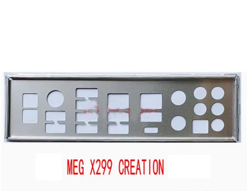 Shield I/O IO Backplate For ASRock MEG X299 CREATION Motherboard