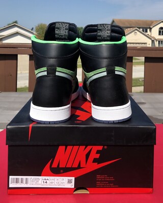 Nike Air Jordan 1 Zoom Rage Zen Green Size 14 Glow Grinch Max Dunk