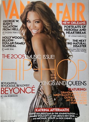 BEYONCE November 2005 VANITY FAIR Magazine JAY-Z / 50 CENT / OUTKAST /KANYE WEST