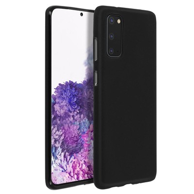 Gelhülle, Backcover für Samsung Galaxy S20, frosted case   Schwarz