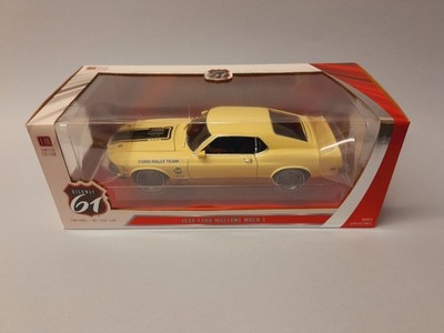 Highway 61 18019 1970 Ford Mustang Mach 1 Ford Rally Team 1:18.