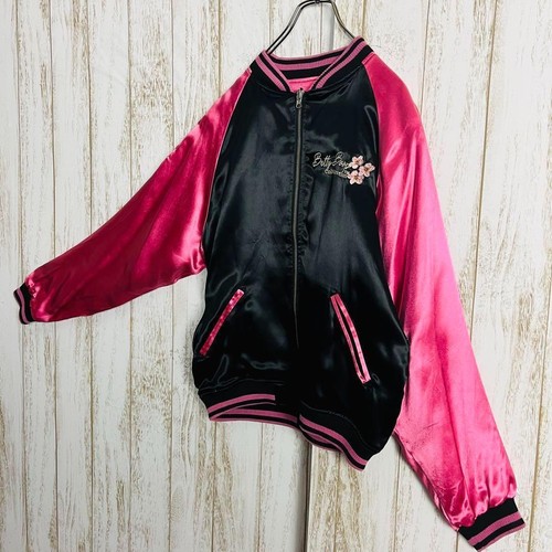 Karakuritamashii Betty Boop Embroidered Reversible Sukajan Size:M LTD From JAPAN - Picture 18 of 19
