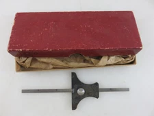 Starrett No. 237 Depth Gage Gauge 6" Rule Vintage Made In USA